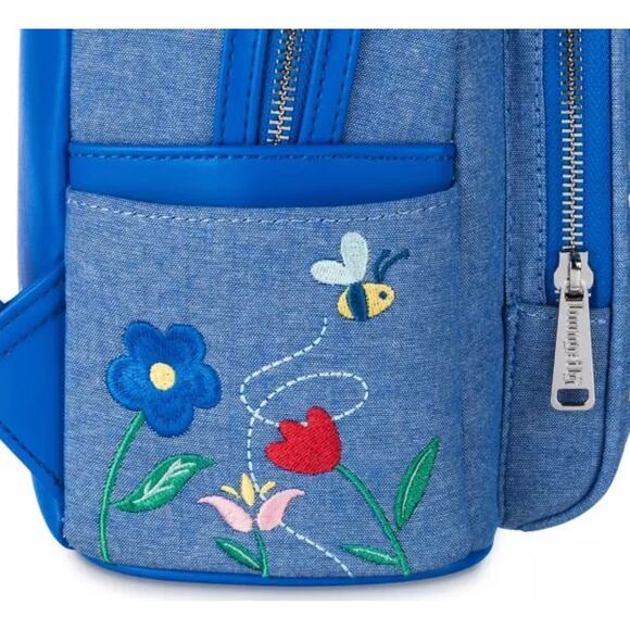 Disney Parks Winnie The Pooh and Pals Denim Loungefly - Picture 3 of 6